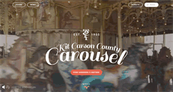 Desktop Screenshot of kitcarsoncountycarousel.com